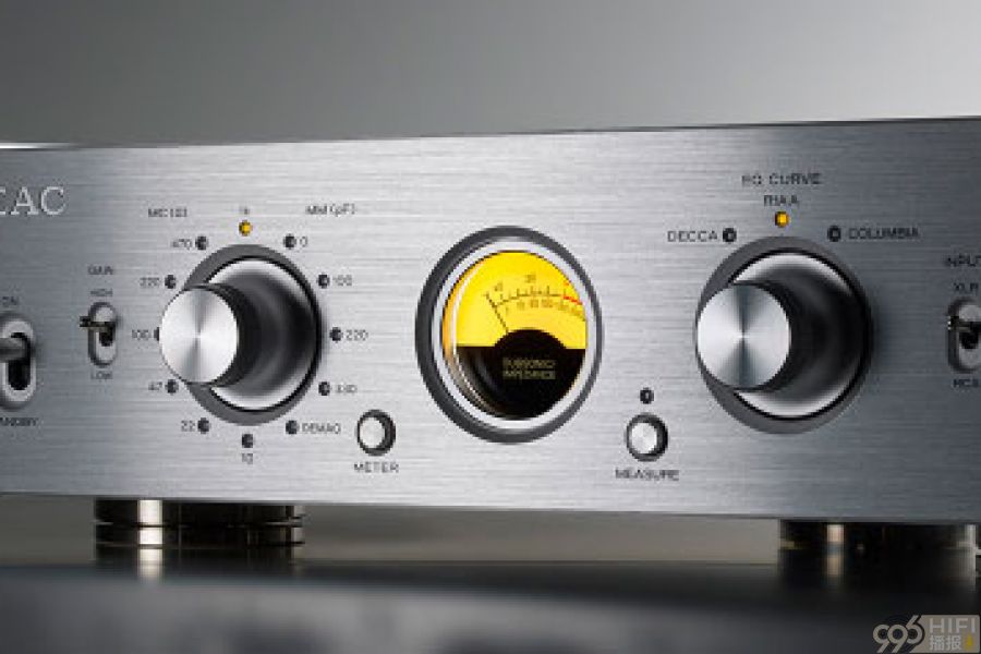 TEAC PE-505唱头放大器 能侦测唱头负载匹配 